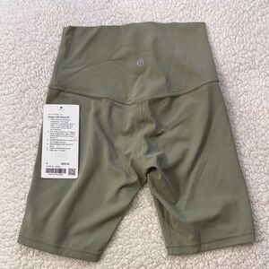lululemon athletica Sage Green Align HR Shorts 8”